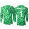 Nederland Bart Verbruggen #1 Keeper Hjemmedrakt EM 2024 Langermet